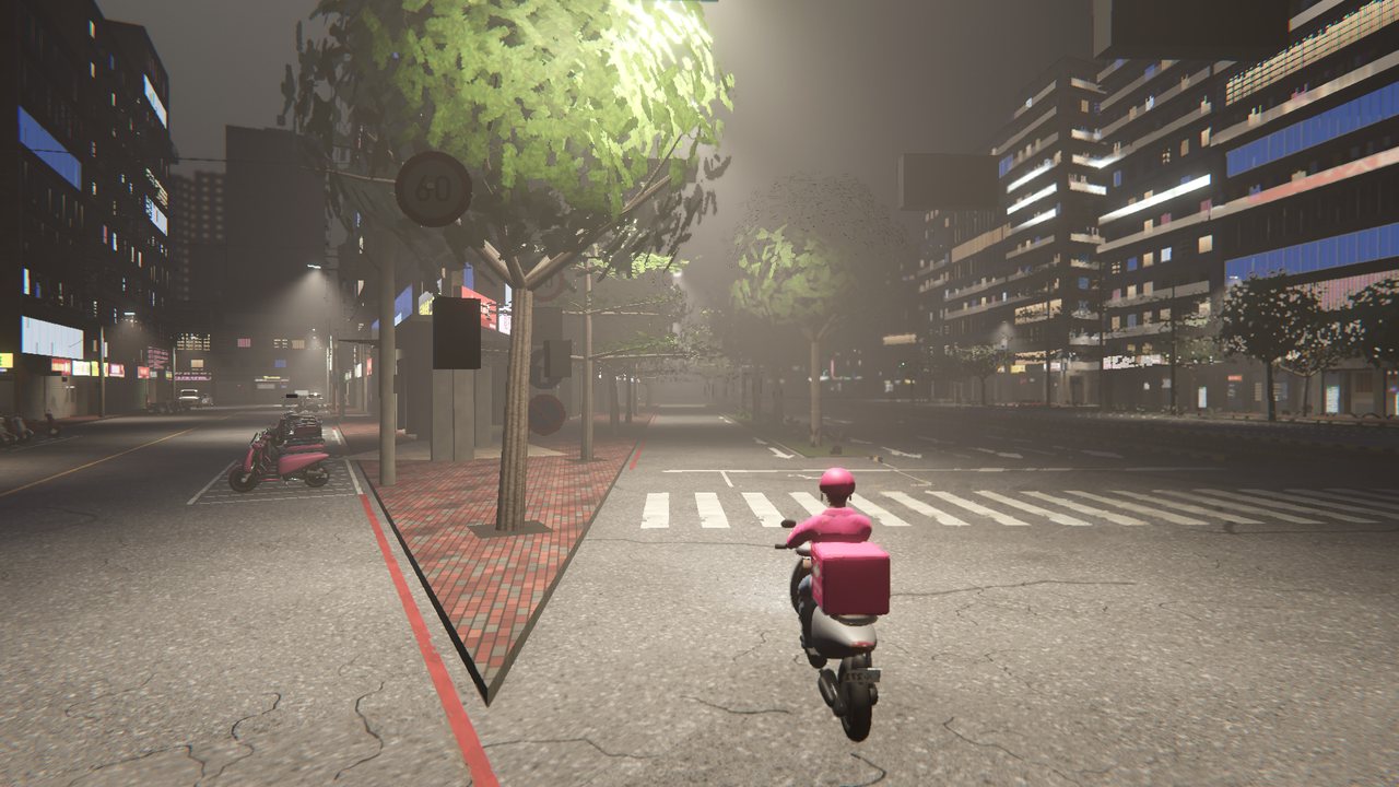 騎車經過路口